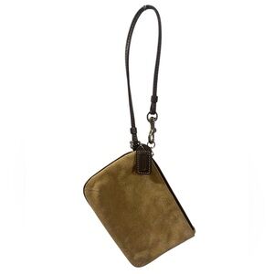 Coach Suede Wristlet some possible call outs see pictures